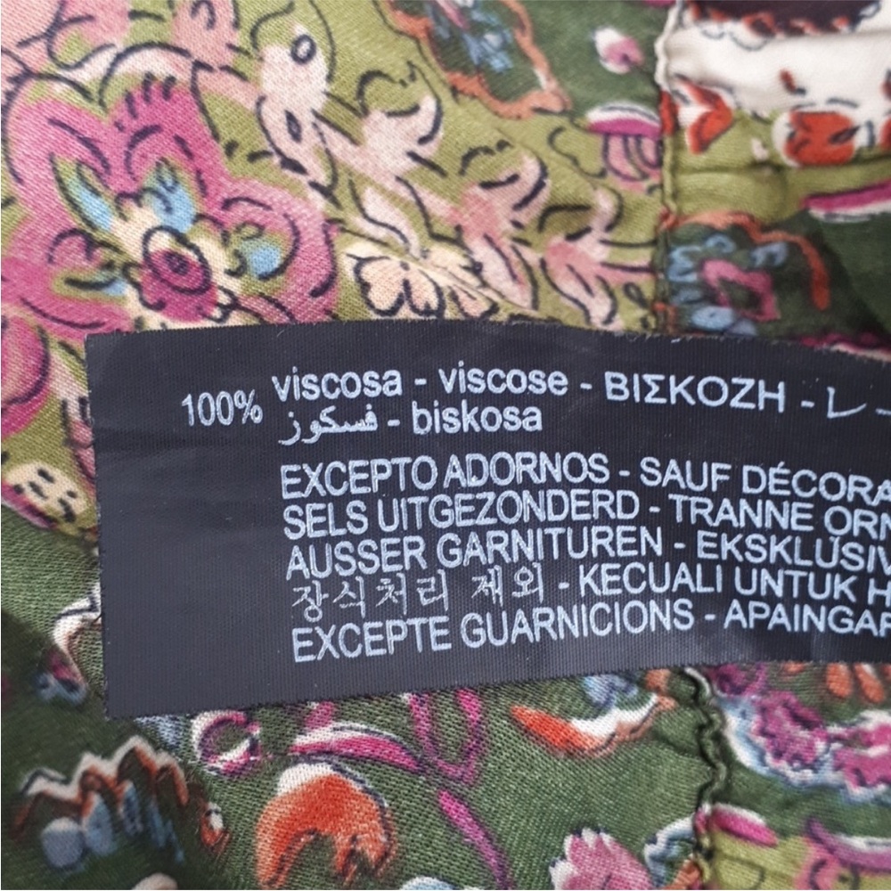Zara Multicolor Patterned Pants - Picture 6 of 6